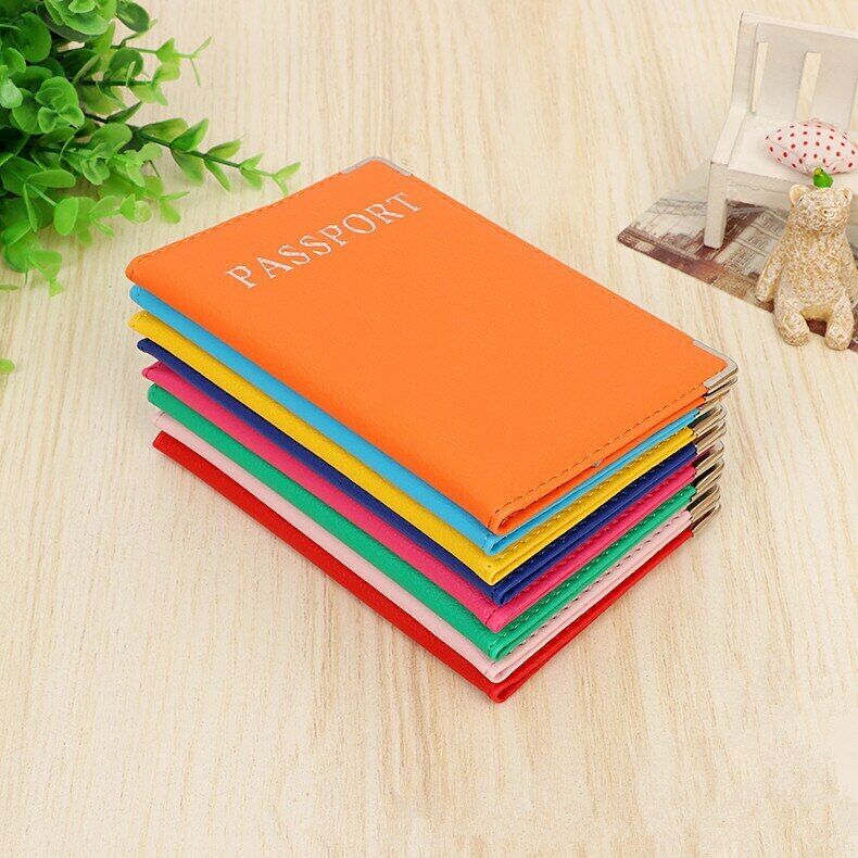Unisex Pu Leather Passport Holder Passport Cover Worldwide Cover Passports Femme