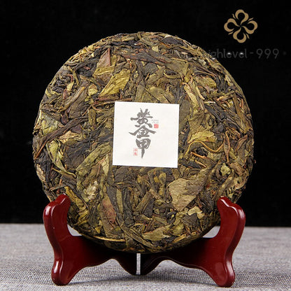 200g Raw Pu'er Tea Cake Yunnan Bingdao Ancient Tree Golden Leaf Sweet Aroma Tea