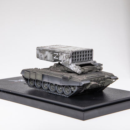 1/72 Russian TOS-1 flamethrower tank Finished product model