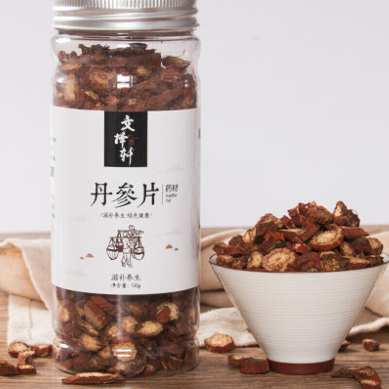 150g Salvia Tablets Natural Organic Healthy Herbal Tea Zidanshen Canned 紫丹参