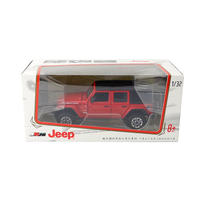 1:32 Diecast JEEP Rubicon SUV Metal Car Model Toy Door Open Sound Light Gift