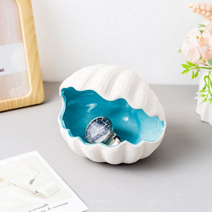 Ceramic Shell Storage Storage Modern Home Decoration Living Room Bedroom Desktop