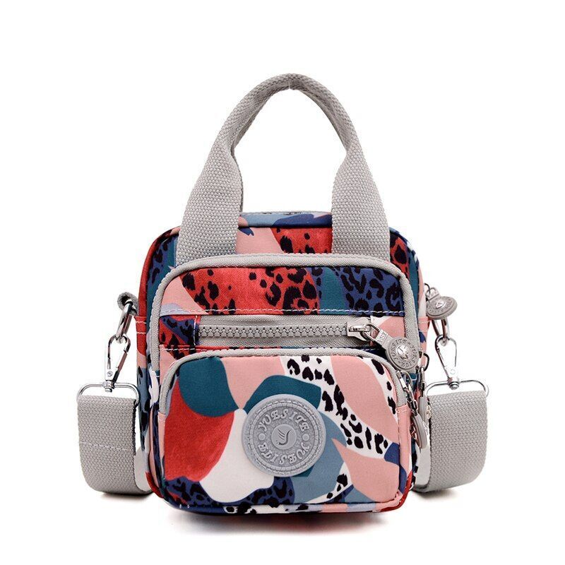 Ladies Shoulder Bag Shoulder Nylon Portable Large Travelling Purses 15*16*15 CM