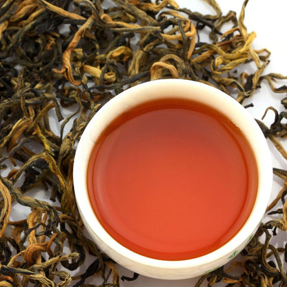 250g Supreme Yunnan Black Tea Fengqing Dian Hong Dianhong Chinese Golden Buds