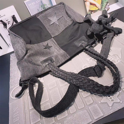 Crossbody Bag Vintage Travelling Shoulder Bag Totes Handbag Purse Crossbody Net