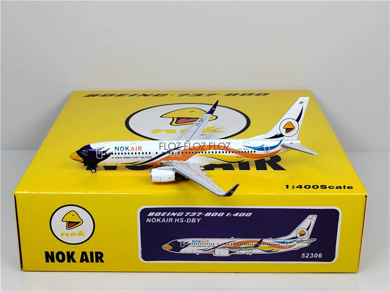 PandaModel Nok Air for Boeing 737-800 HS-DBY 1:400 Aircraft Pre-built Model