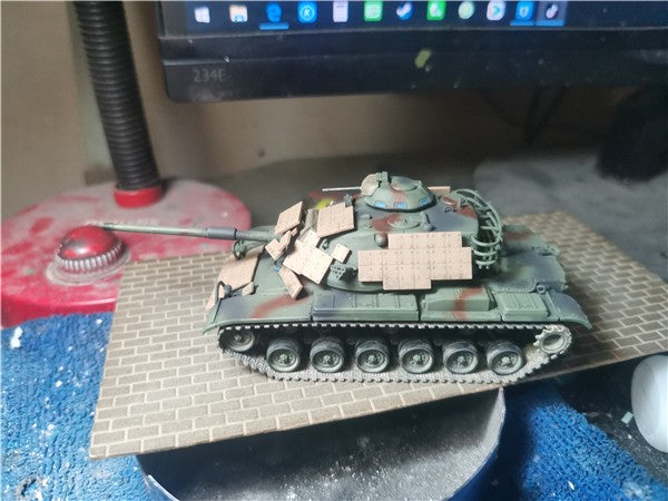 3D Printed 1/72 American M60A1 Main Battle Tank Finished Product
