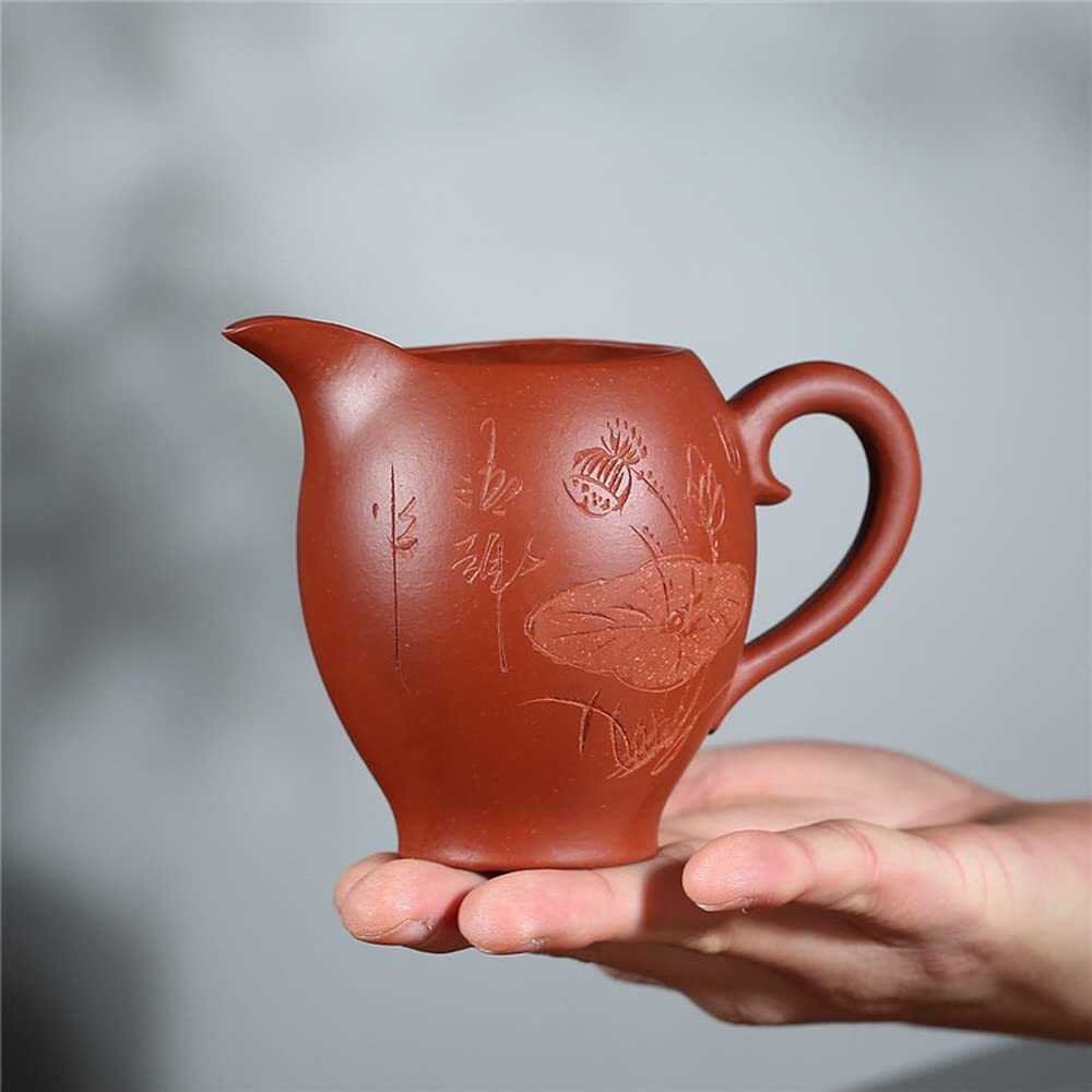 170ml Yixing Purple Clay Lotus Fair Cup Tea Sea Kung Fu Tea Set Tea Tray