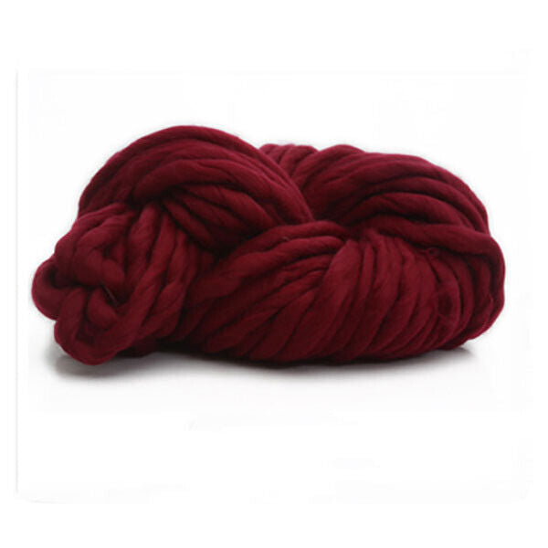 Hot Sale 250g Chunky Wool Yarn Bulky Arm Knitting Wool Roving Crocheting Yarn