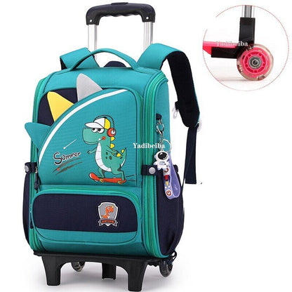 School Bag Wheels School Trolley Backpack Girls Wheeled Backpack School Bags