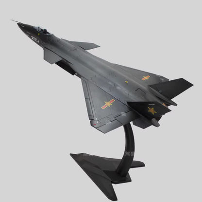 1:32 70CM China J20 Stealth Fighter Airplane Diecast Military Aircraft Model