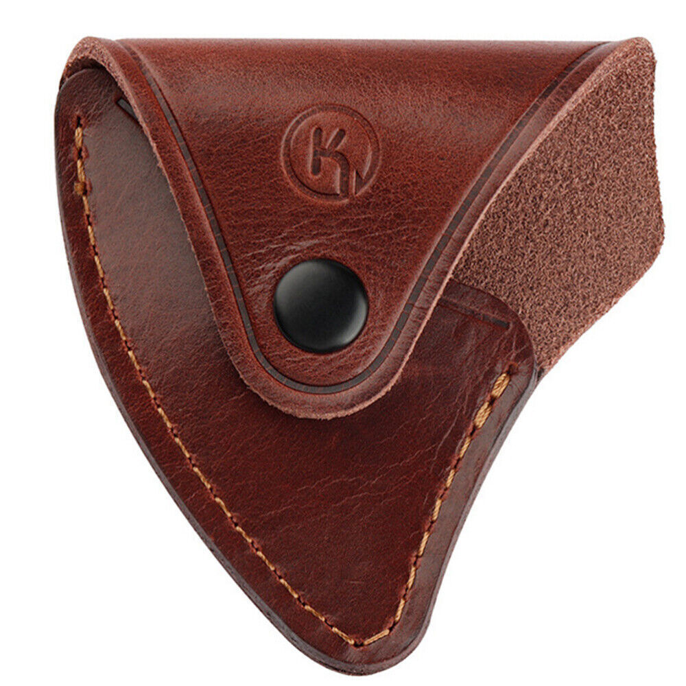 1PC Axe Sheath Hatchet Protector Case Leather Axe Head Cover Portable Axe Sheath
