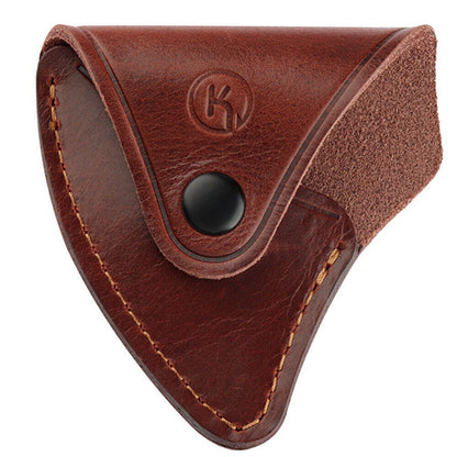 1PC Axe Sheath Hatchet Protector Case Leather Axe Head Cover Portable Axe Sheath