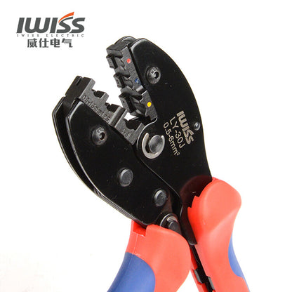 IWISS LY-30J Crimper Pliers 0.5-6.0mm2 22-10AWG Insulated Terminal Crimping Tool