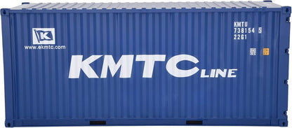1:20 KMTC 20GP Shipping Container Model Abs Resin & Wood Toy Decoration Gift