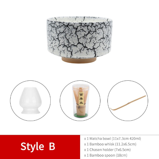 Ceramic Matcha Set 4pcs/set Personalization Matcha Kit
