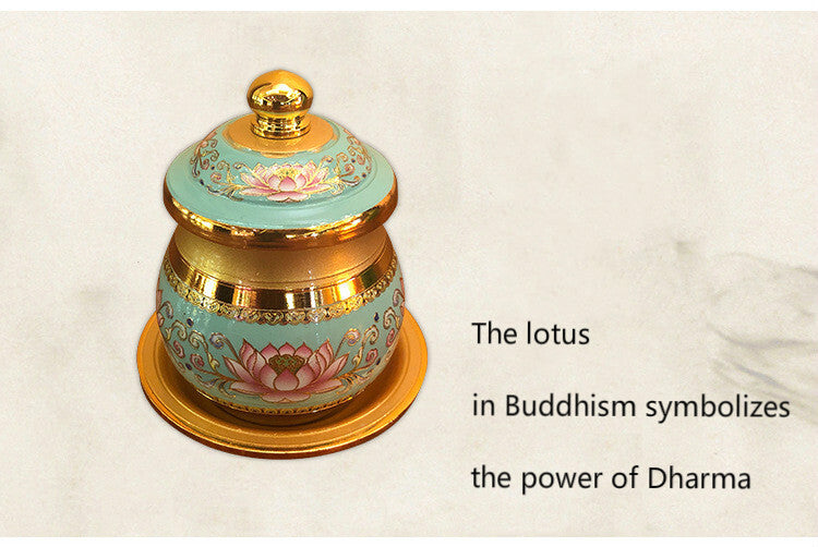 Holy Water Cup Buddhist Temple Buddha Tribute Cup Household Buddha Cup Decor
