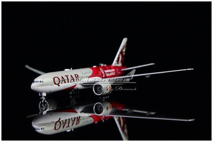 1:400 JC Wings QATAR BOEING 777-200LR Passenger Airplane Diecast Aircraft Model