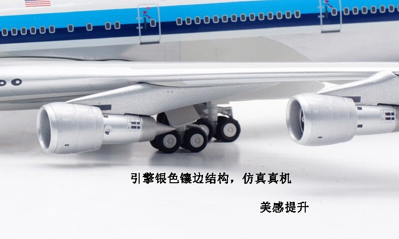 1:200 35CM InFlight EASTERN BOEING 747-100 Passenger Airplane Diecast Model