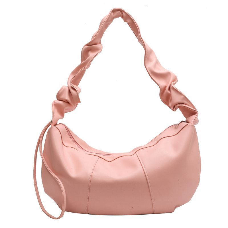 Large Shoulder Bag Soft Leather Crossbody Bags Tote Handbag 42*22*10 CM Zipper