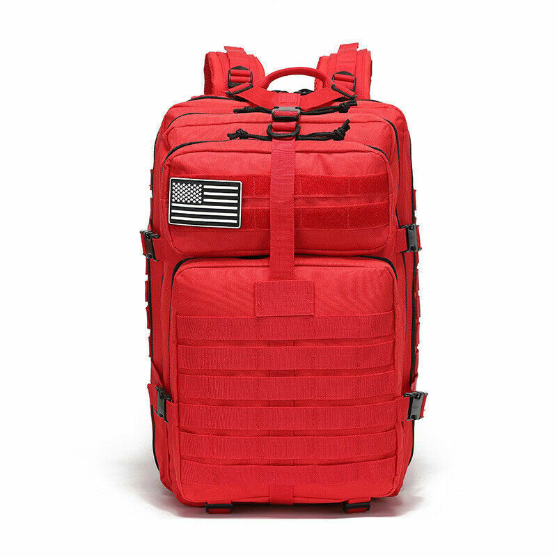 Men Army Tactical Large Backpack Sport Hiking Camping Hunting Rucksack Bags