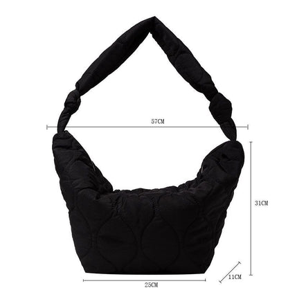 Large Black Handbags Bags Crossbody Shoulder Bag Cute Hobos Pouch 57*31*11 Cm