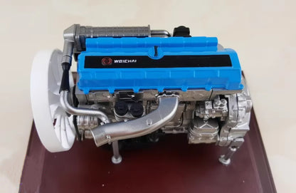 1:12 WEICHAI Diesel WP13H Engine Construction Machinery Equipment Diecast Model