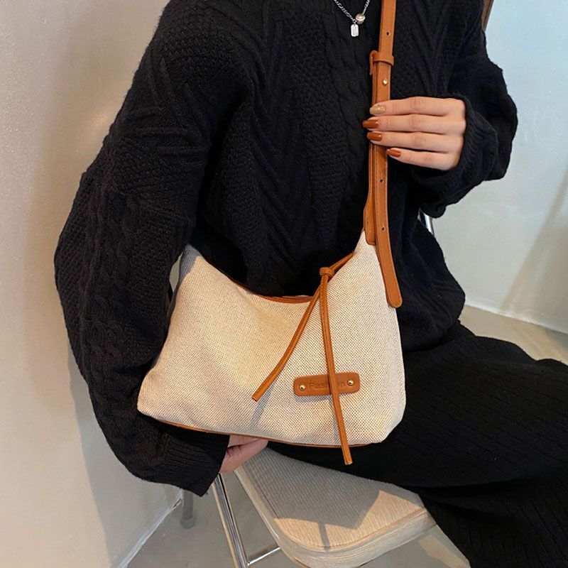 Shoulder Bag Tote Outdoor Pack Canvas Handbag Zipper Messenger Bags Dumpling 1PC