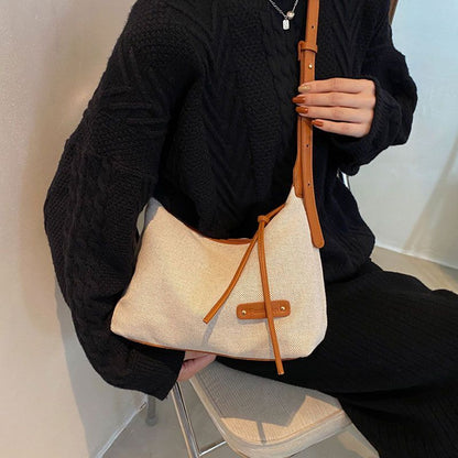 Shoulder Bag Tote Outdoor Pack Canvas Handbag Zipper Messenger Bags Dumpling 1PC