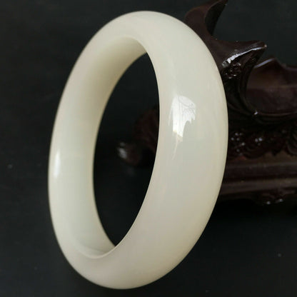 Natural Hetian jade and white jade bracelet
