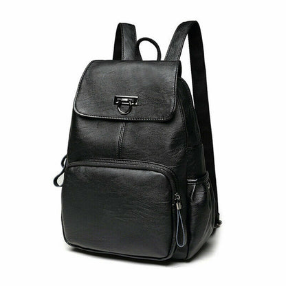 Women Rucksack Backpack Handbag Ladies Girls Pu Leather Satchel Shoulder Bag