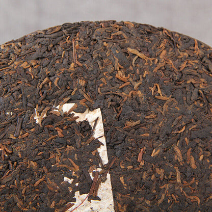 380g Menghai Big Pu'er Tea Cake Premium Cooked Pu-erh Black Tea Gift Tea