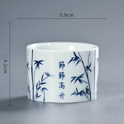 1pcs Celadon Teacup Home Small Tea Bowl Chinese Traditional Tea Accessories