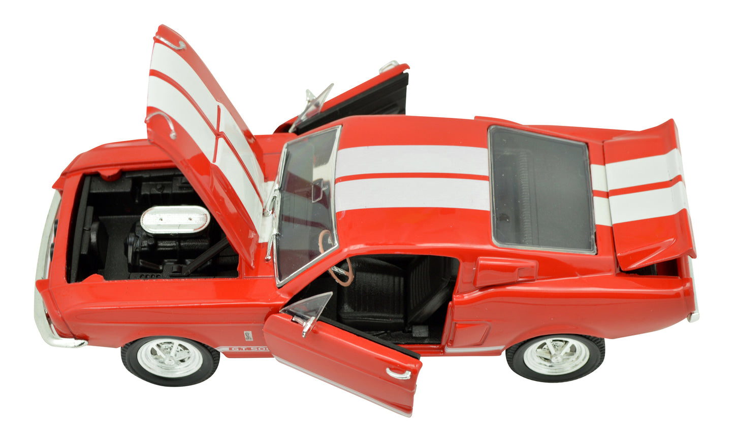 Arko 1:32 Ford Shelby GT500 1967 Red Metal Car Model DieCast Model Toy
