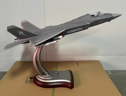 1:24 72CM J-35A 5th Generation Stealth Fighter Jet Plane Diecast Aircraft Model