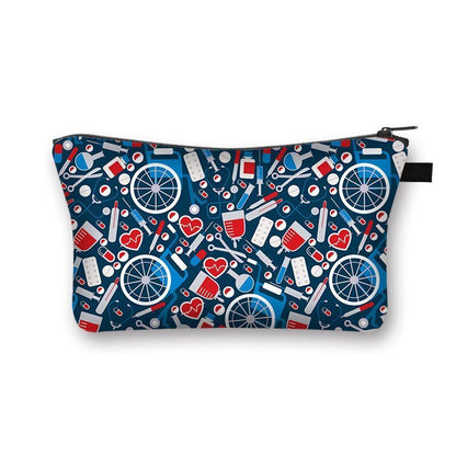 Women Cosmetic Bags Travel Storage Handbags Makeup Bag Toiletry Purse 15*21*13CM