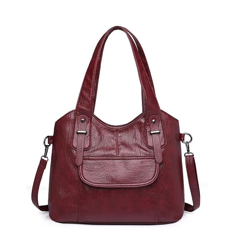 Totes Women 2024 PU Leather Shoulder Side Bag Female Shopper Handbag