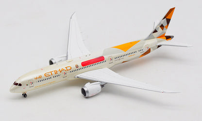 JC Wings Etihad Airways for Boeing 787-9 A6-BLM 1:400 plane Pre-built model