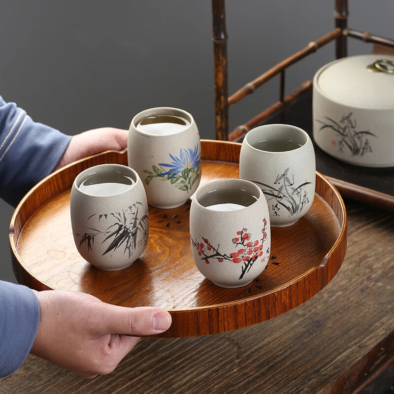 175ml Chinese style Handpainted Ceramic Teacup tea set Tea cup Cup Coffee cups