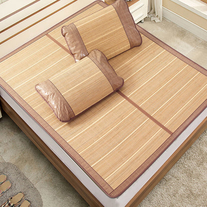 Pure Nature Bamboo Bed Mat Folding Summer Cool Sleeping Mat For Bed Retro Mat