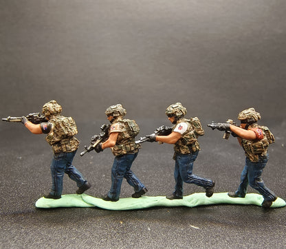1/72 Modern Soldier Special Forces Commando 4man handPainted finished Model