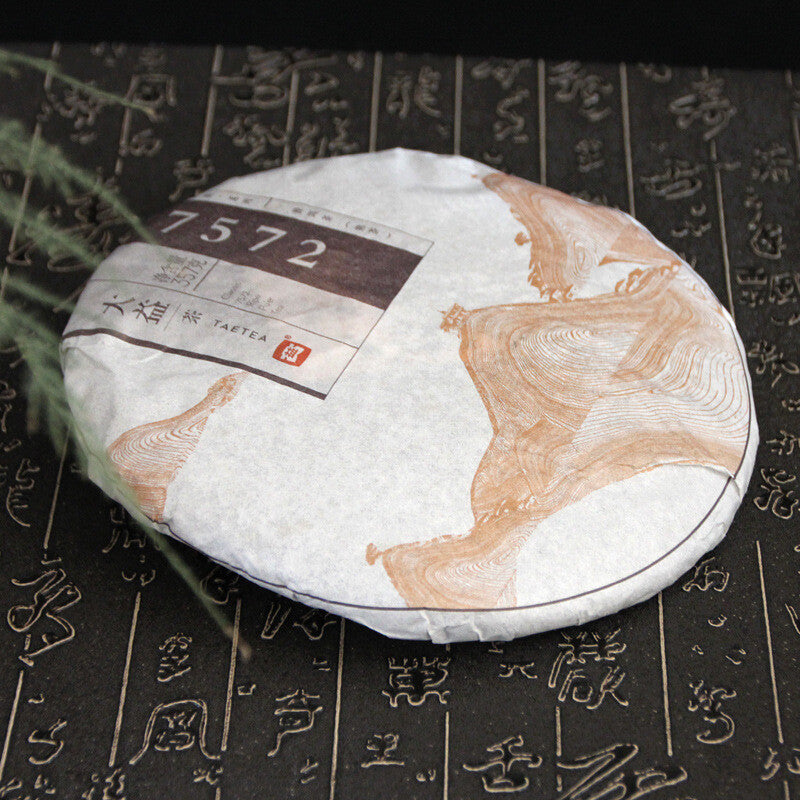 2014 TAETEA Dayi 7572 Shu Puer Chinese 100% Authentic Pu'er Ripe Puerh Tea 357g
