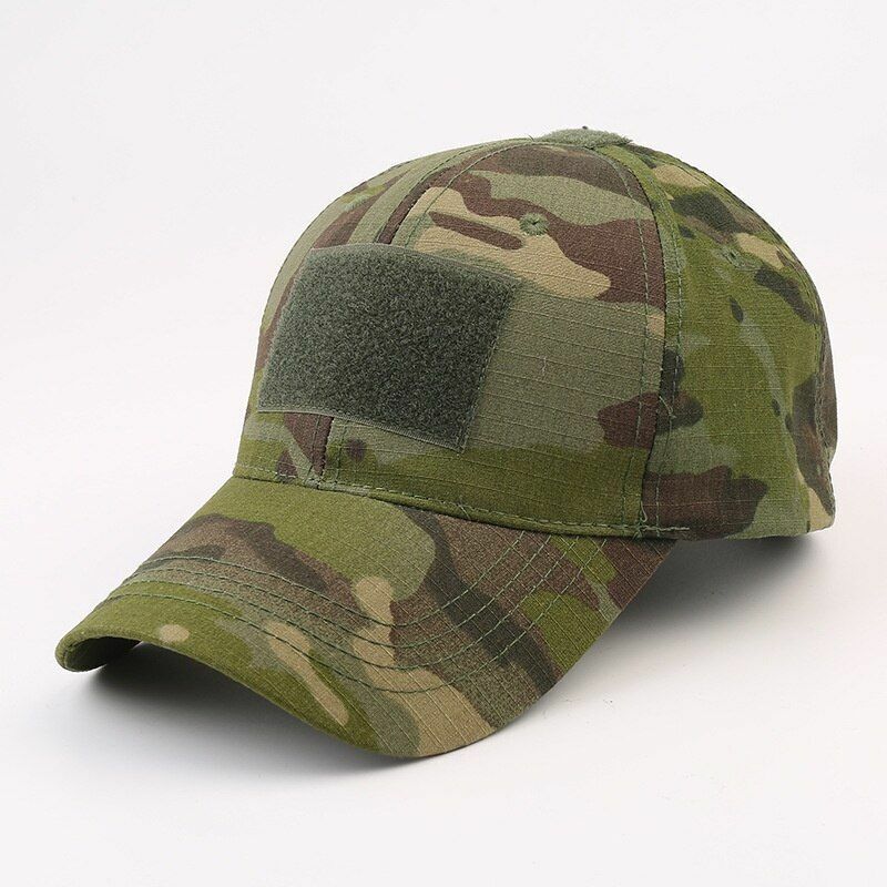 Tactical Hat Camouflage Sunscreen Outdoor Sport Hunting Camping Hiking Cap Brown
