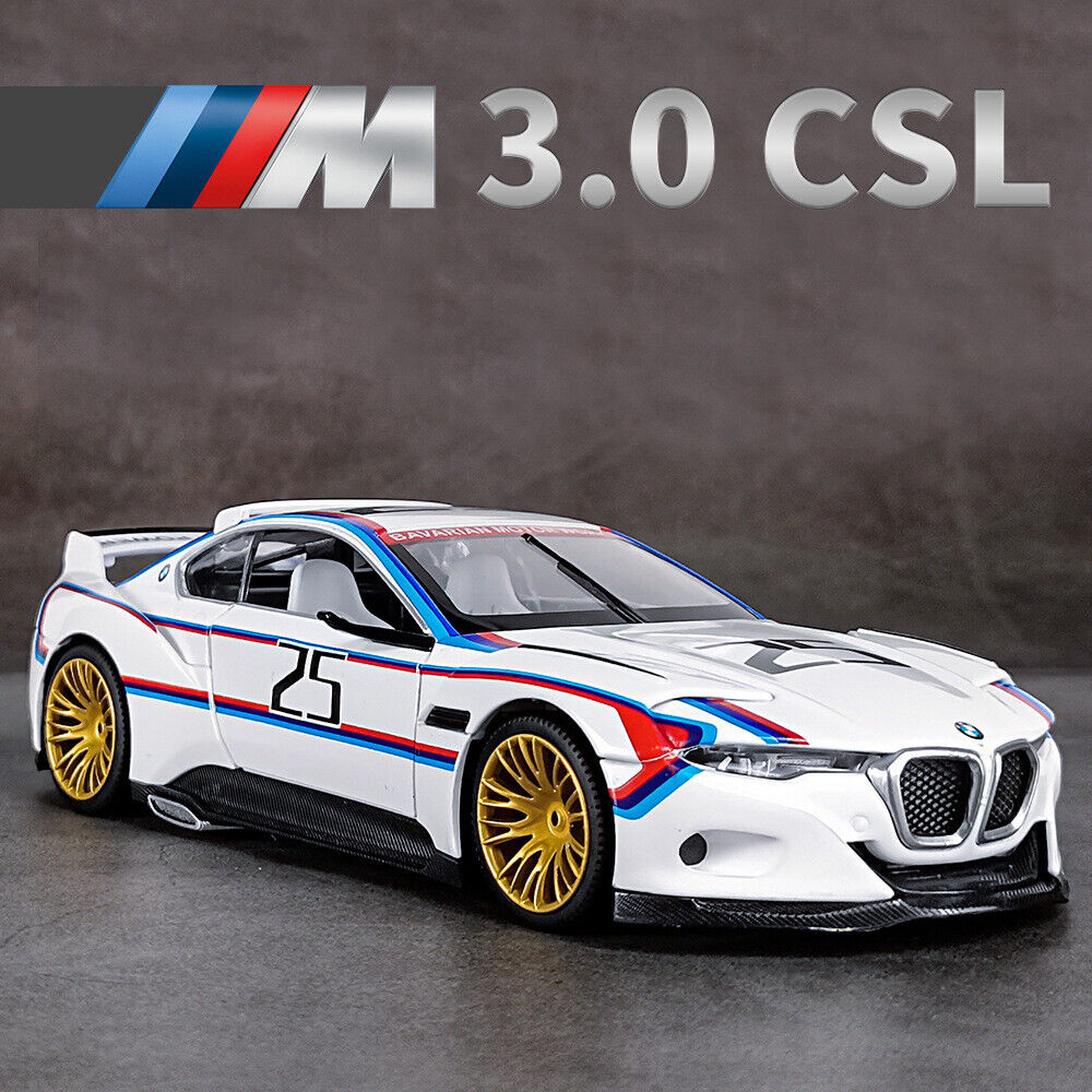 1:24 BMW M4 GT3 Diecast Model Car Track Racing Toy Vehicle Sound Light Kids Gift
