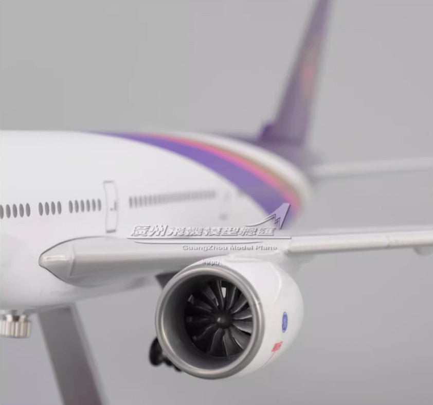 1:157 47CM THAI BOEING 777-300ER Airplane Landing Gear Resin Aircraft Model