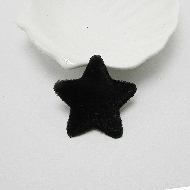42Pcs/Lot 4.8cm Felt Star Shape Padded Appliques DIY Hairclips Accessories Patch