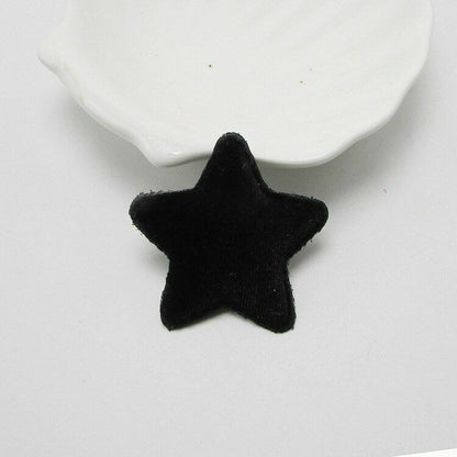42Pcs/Lot 4.8cm Felt Star Shape Padded Appliques DIY Hairclips Accessories Patch