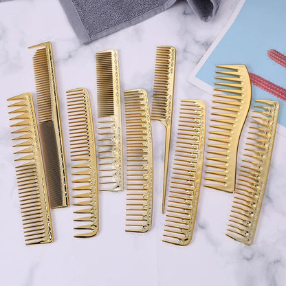 Women Hair Brush Plastic Wide Tooth Styling Combs Men Hairdressing Salon Toolkit