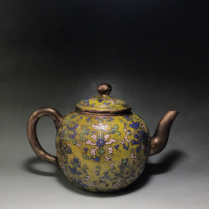 Chinese Yixing Zisha Clay Handmade Exquisite Teapot（圆壶 底款：如图）