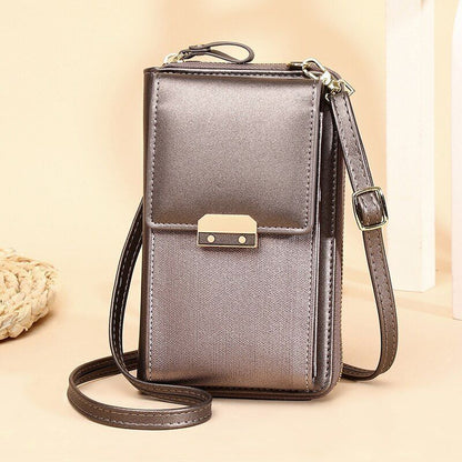 Women's Messenger Bag Mobile Phone Shoulder Wallet Leather Crossbody Coin Purse